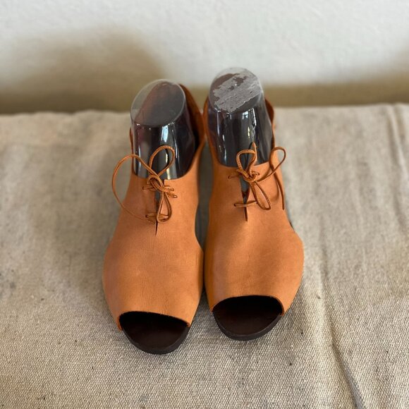 Cousin Woman's Suede Jenny Terra Cotta Bohemian Summer Sandals Sz 10 - Picture 1 of 9